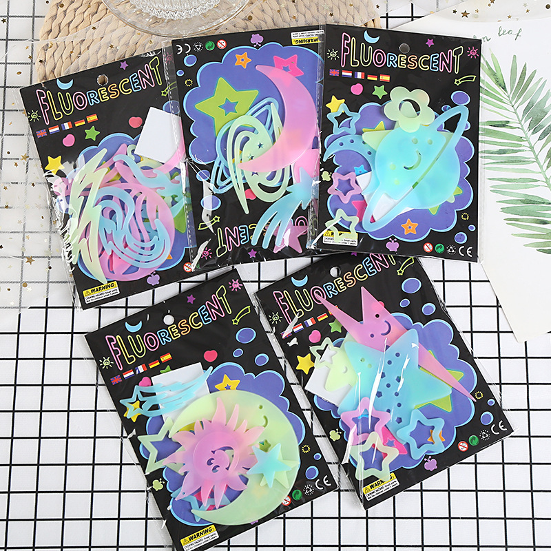 Luminous Cartoon butterfly Sta - Glow In Dark Stars 评论和价格