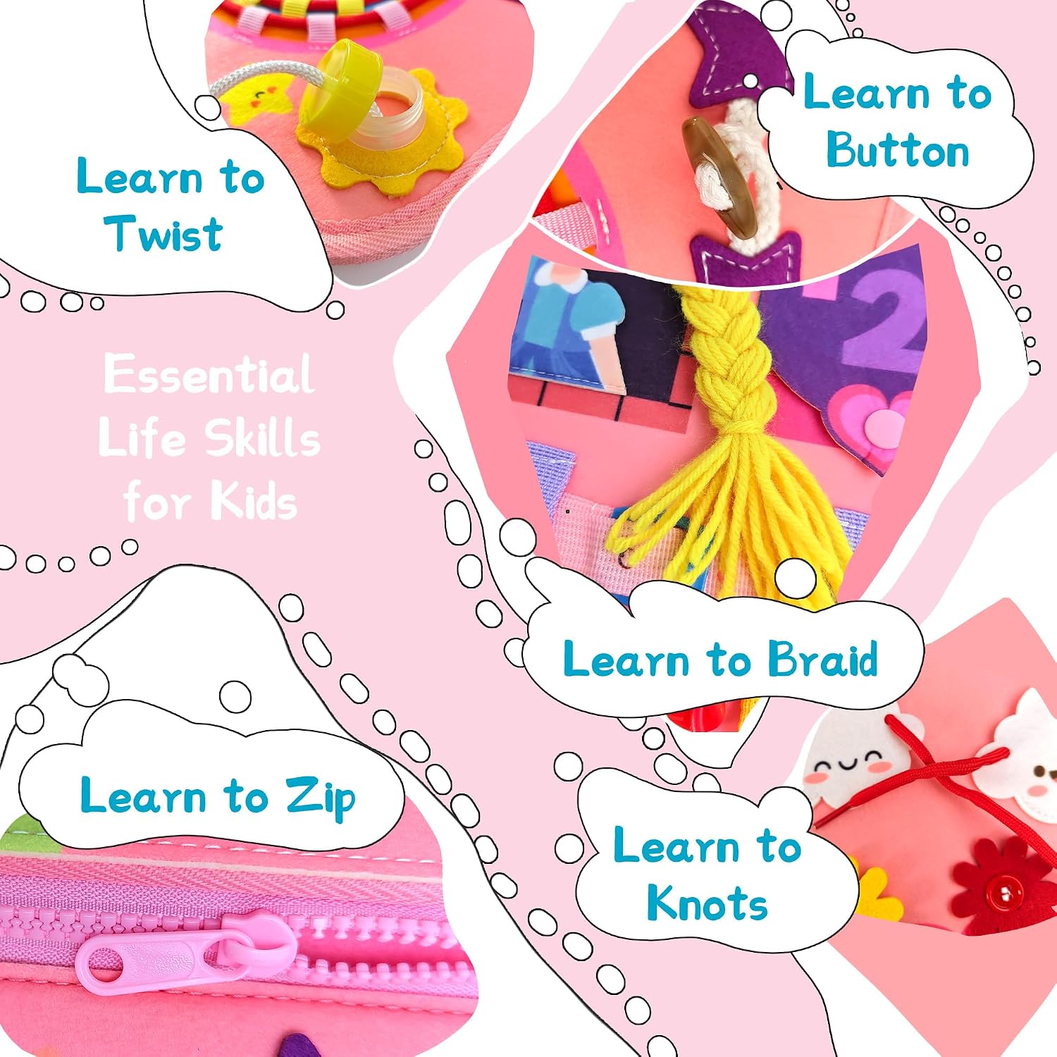 Fun Princess Castle Activity B - Kids Quiet Toys 评论和价格