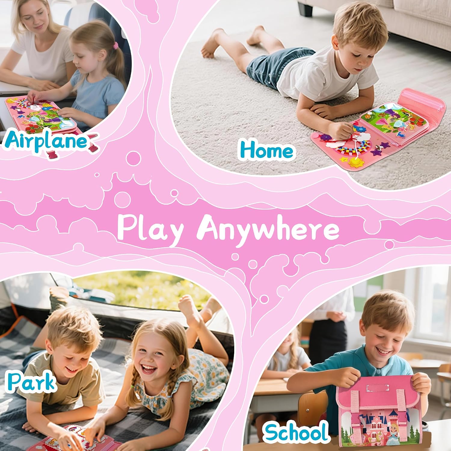 Fun Princess Castle Activity B - Kids Quiet Toys 评论和价格