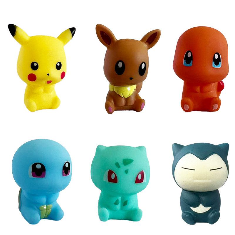 6Pcs Pokemon Bath Toys Pikachu - Kids Toys Under 100 评论和价格