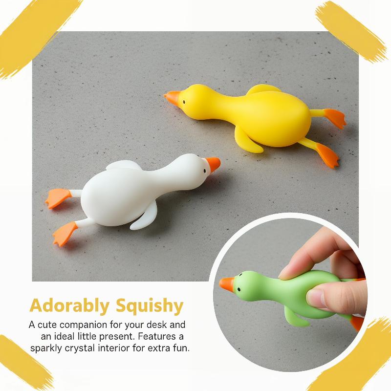 Squeezable Duck Stress Relieve - Kids Toys Yellow 评论和价格