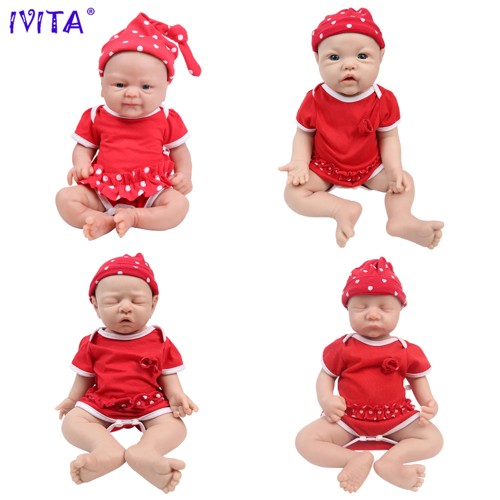IVITA 100% Silicone Reborn Bab - Kids Toys Under 100 评论和价格
