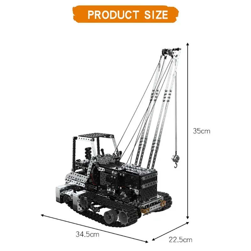 DIY Metal RC Crane Electric Ho - Kids Toys Remote Car 评论和价格