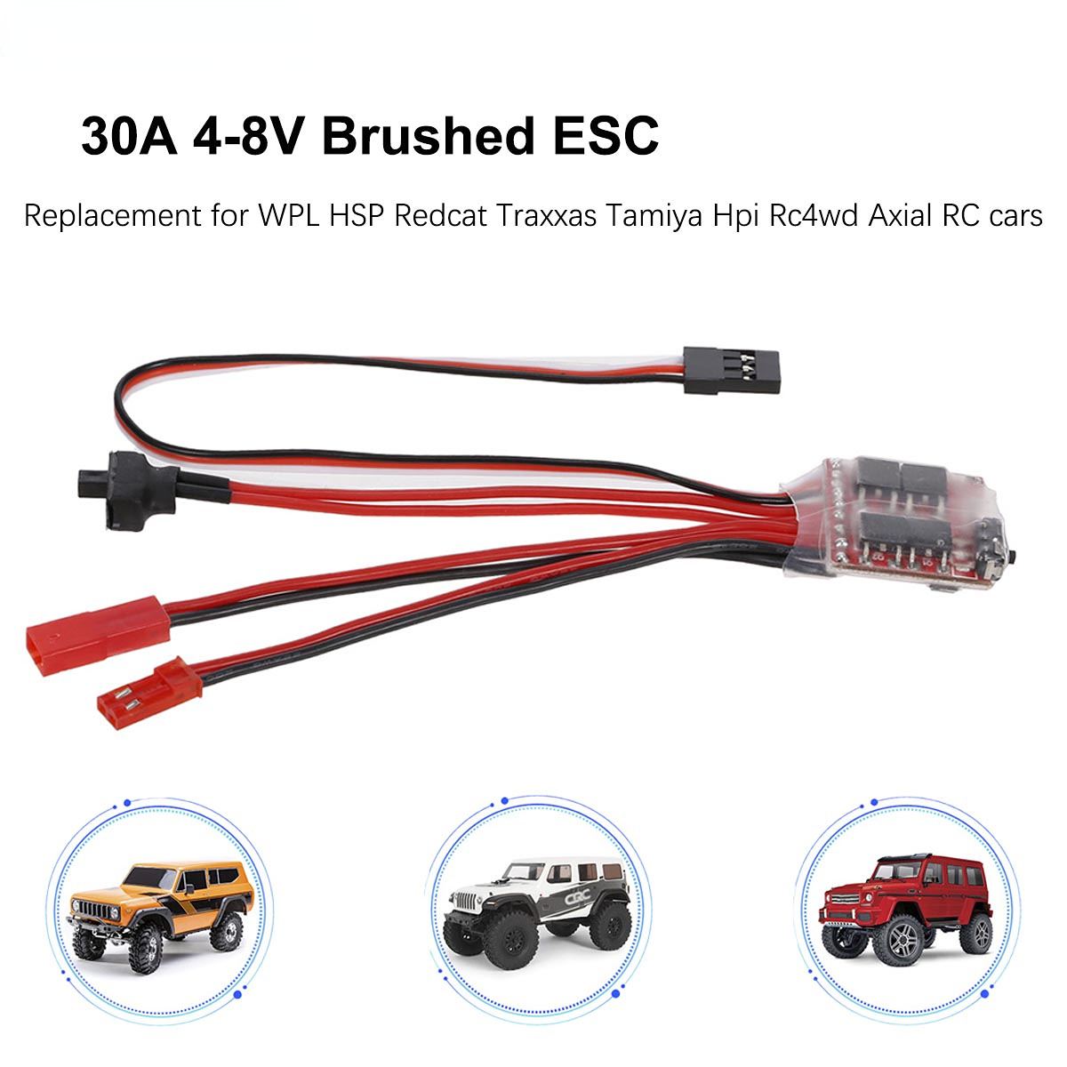 Mini RC Car 30A Brushed ESC Fo - Kids Toys Remote Car 评论和价格