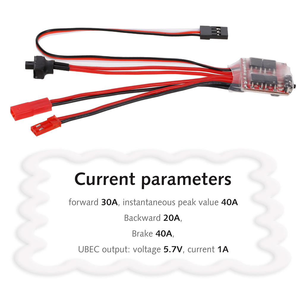 Mini RC Car 30A Brushed ESC Fo - Kids Toys Remote Car 评论和价格