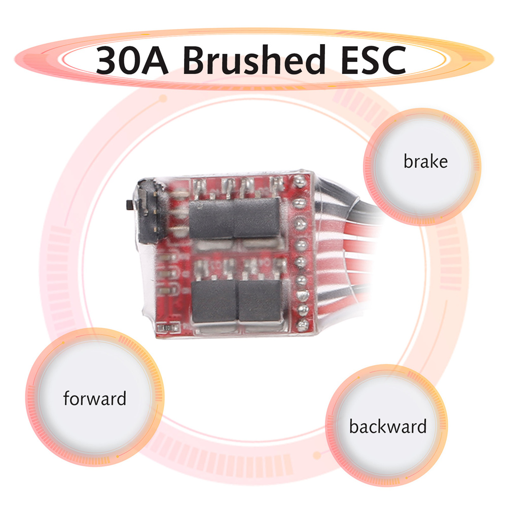 Mini RC Car 30A Brushed ESC Fo - Kids Toys Remote Car 评论和价格