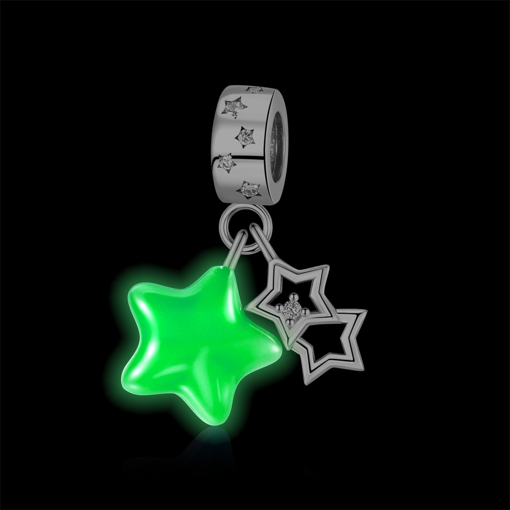 Pan Charms Original Glow-in-th - Glow In Dark Stars 评论和价格