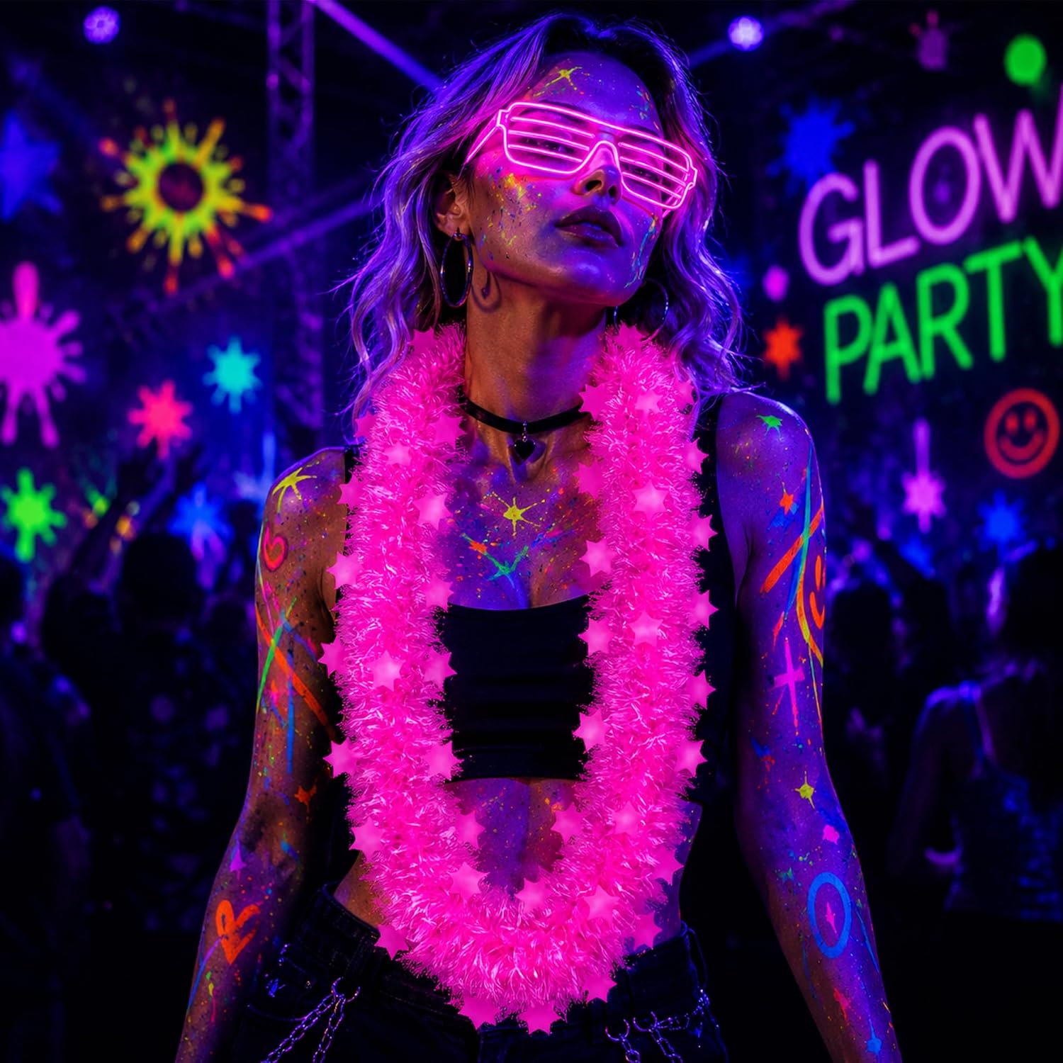 Glow in the Dark 5-Star Flower - Glow In Dark Stars 评论和价格