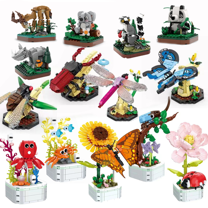 1pcs Cute Forest Animal Buildi - Kid Toys And More 评论和价格