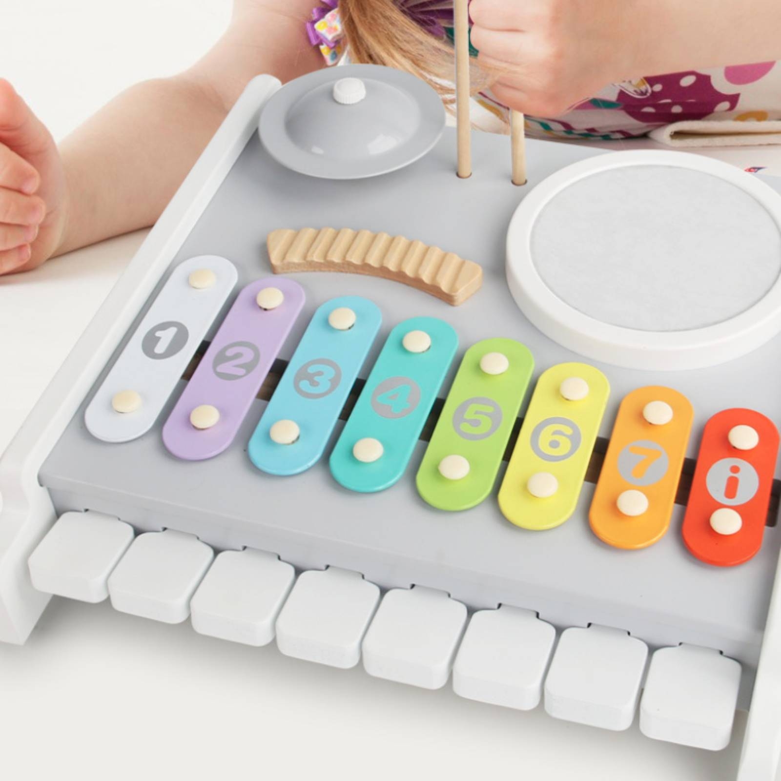 Piano Xylophone Drum Toy Inclu - Kids Toys Xylophone 评论和价格