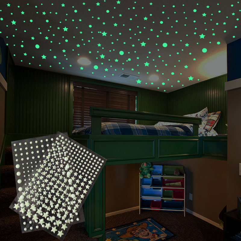 202 Pcs/Set 3D Bubble Stars Do - Glow In Dark Stars 评论和价格