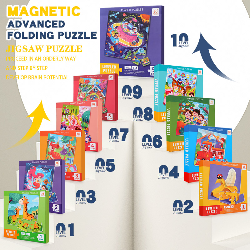 Kids Magnetic Wooden Puzzle Ca - Kids Quiet Toys 评论和价格
