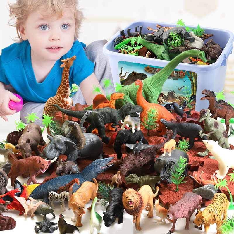 44Pcs Jurassic Dinosaurs Set S - Kids Toys Under 100 评论和价格