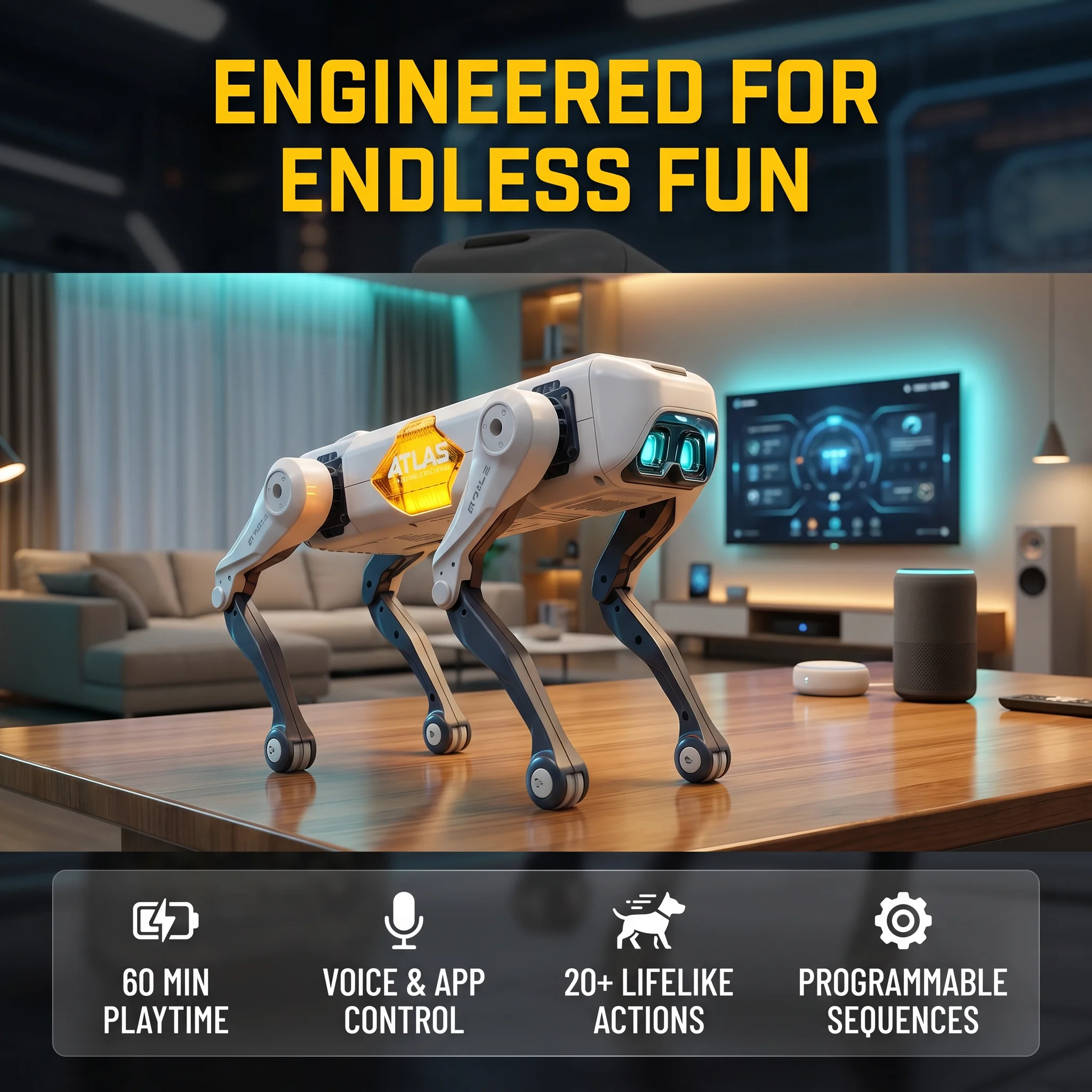 AI Smart Robot Dog, Voice & AP - Kids Toys Dog 评论和价格