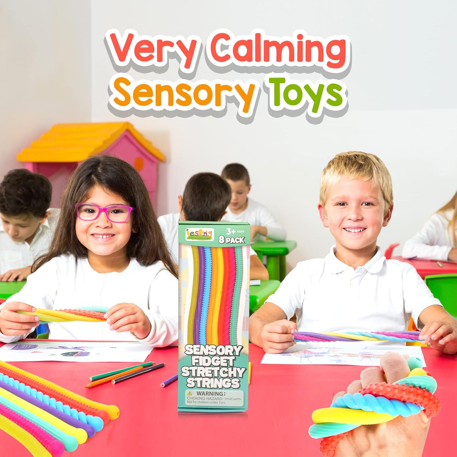 Sensory Autism Toys- Textured  - Kids Quiet Toys 评论和价格
