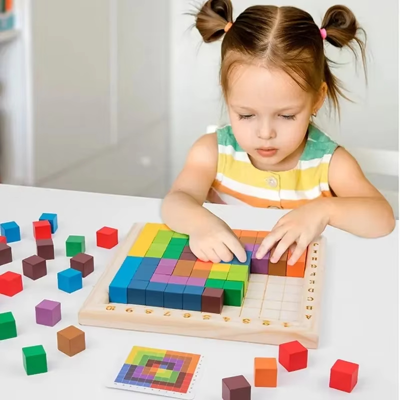 Montessori Color Counting Buil - Kids Toys Under 100 评论和价格