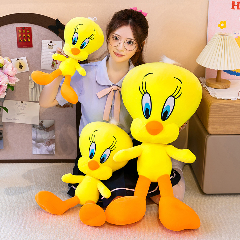 Large Size Cute Tweety Bird Pl - Kids Toys Yellow 评论和价格