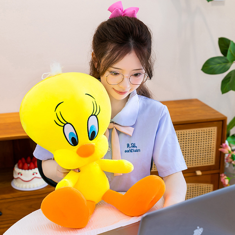 Large Size Cute Tweety Bird Pl - Kids Toys Yellow 评论和价格