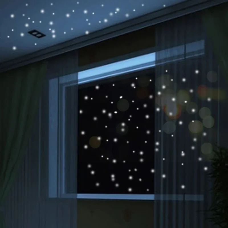 407pcs Luminous Wall Stickers  - Glow In Dark Stars 评论和价格