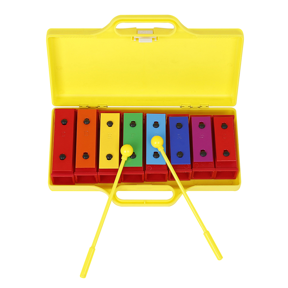 8 Note Xylophone Hand Bell Col - Kids Toys Xylophone 评论和价格